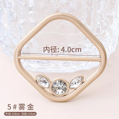 Marškinėliai Hem Mazguoti sagė Žiedas Drabužiai Aksesuarai Mados Perlas Juosmuo Metalinis Kampas Surištas Užsegimas Šilkinis Šalikas Marškinių sagtys