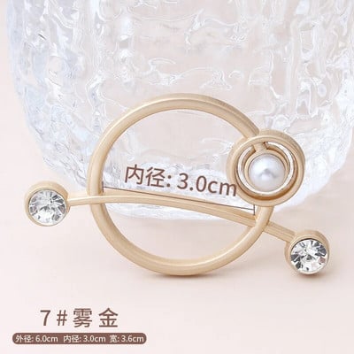 Marškinėliai Hem Mazguoti sagė Žiedas Drabužiai Aksesuarai Mados Perlas Juosmuo Metalinis Kampas Surištas Užsegimas Šilkinis Šalikas Marškinių sagtys