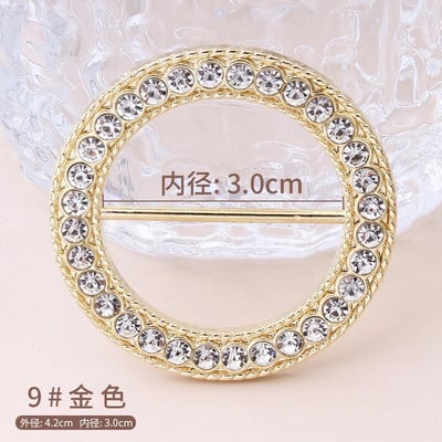 Marškinėliai Hem Mazguoti sagė Žiedas Drabužiai Aksesuarai Mados Perlas Juosmuo Metalinis Kampas Surištas Užsegimas Šilkinis Šalikas Marškinių sagtys