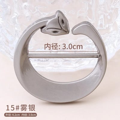 Marškinėliai Hem Mazguoti sagė Žiedas Drabužiai Aksesuarai Mados Perlas Juosmuo Metalinis Kampas Surištas Užsegimas Šilkinis Šalikas Marškinių sagtys