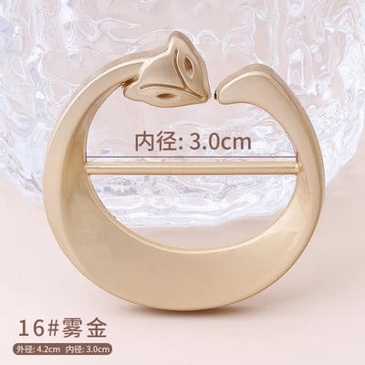 Marškinėliai Hem Mazguoti sagė Žiedas Drabužiai Aksesuarai Mados Perlas Juosmuo Metalinis Kampas Surištas Užsegimas Šilkinis Šalikas Marškinių sagtys