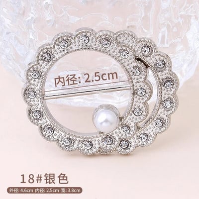 Marškinėliai Hem Mazguoti sagė Žiedas Drabužiai Aksesuarai Mados Perlas Juosmuo Metalinis Kampas Surištas Užsegimas Šilkinis Šalikas Marškinių sagtys