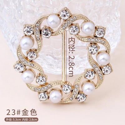 Marškinėliai Hem Mazguoti sagė Žiedas Drabužiai Aksesuarai Mados Perlas Juosmuo Metalinis Kampas Surištas Užsegimas Šilkinis Šalikas Marškinių sagtys