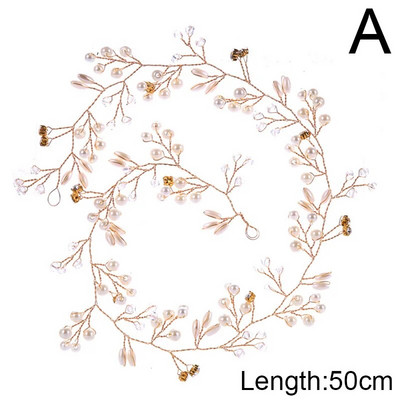 Pulmakristallpärlitest peapael Pruudi viinapuu juuste aksessuaarid Kroonipeakate Naiste juuksevöö kaunistused Käsitsi valmistatud peakatte ehted