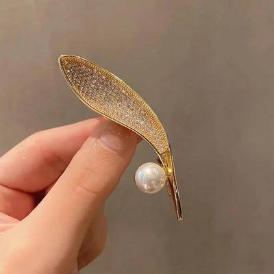 Fashion Atmosphere Golden Wheat Ear Citrine καρφίτσα Γυναικεία casual πουλόβερ Κοσμήματα αξεσουάρ