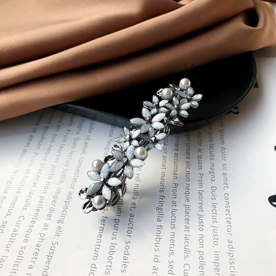 Uus Korea versioon kristalllilledest kevadjuuksenõelast elegantsest kivist metsiku hobusesaba juuksenõelaga naiste juuksenõeladest