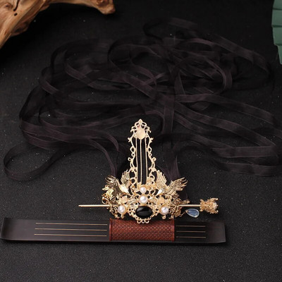 Hiina juuksenõelad Klambrid Retro hobusesaba kukliga juuksehoidja kullast hõbedast värvi metallist pärlitest kroontiaara naistele meestele pikkade juustega ehted
