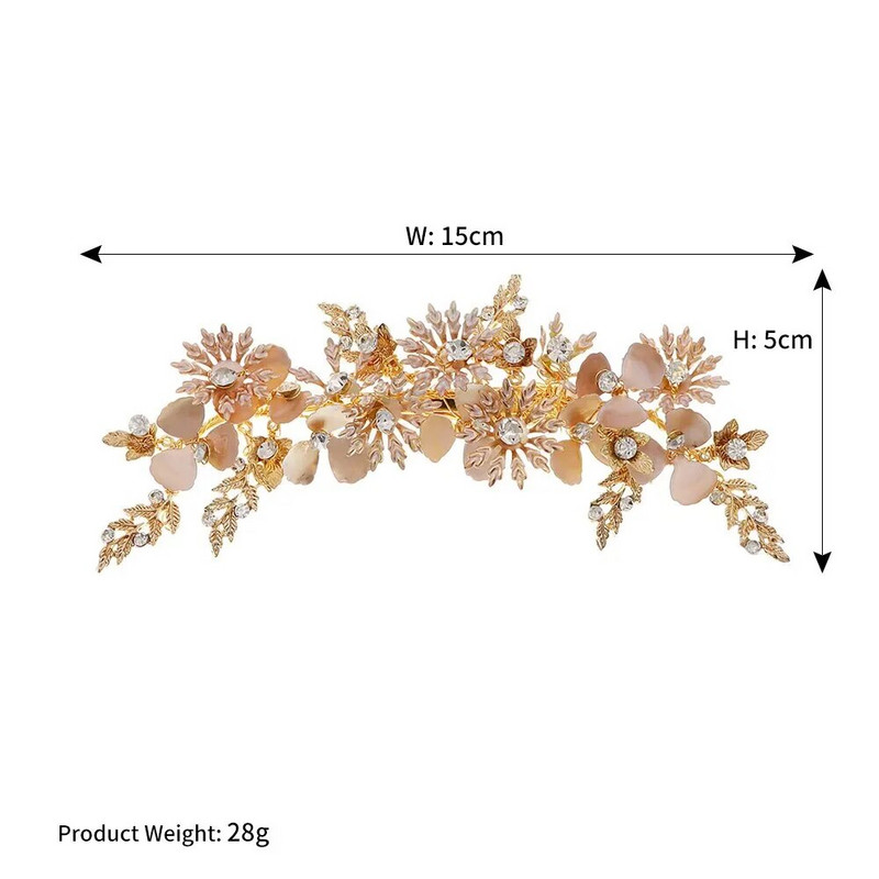 Vestuvių plaukų aksesuarai rankų darbo Kalnų krištolas Plaukų segtukai Plaukų segtukai moterims Nuotakos galvos apdangalas vakarėlio papuošalai Dovana