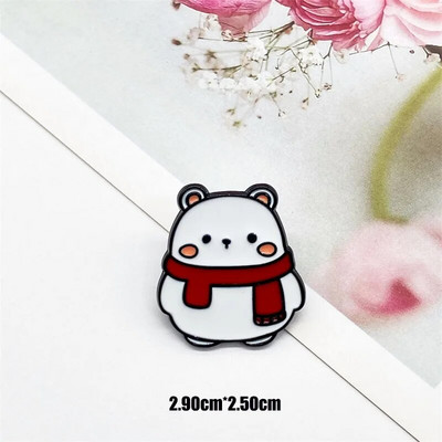 Jõulusari Pross Multifilm Armas Jõuluvana Jõulupuu Lumemees Metallist emailiga märk Kampsun Rõivakott Nõel Ehted