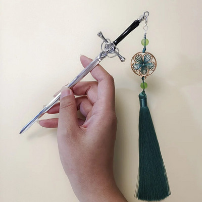 Starinski mač Štapići za kosu S kićankama Privjesak Štipaljka za kosu Modni dodaci za kosu Nakit