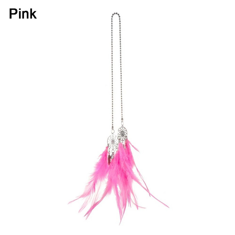 Hvatač snova Automobilski privjesak za djevojčice Viseći privjesak od perjanog ogledala Kućni dekor Lucky Car Ornament Girls Dodaci za unutrašnjost automobila