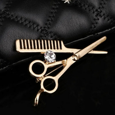 ZOSHI Moeehted Vintage kullavärvi prossnõelad Austria kristallist imitatsioonist pärlitest lilledega prossi pulmatarvikud