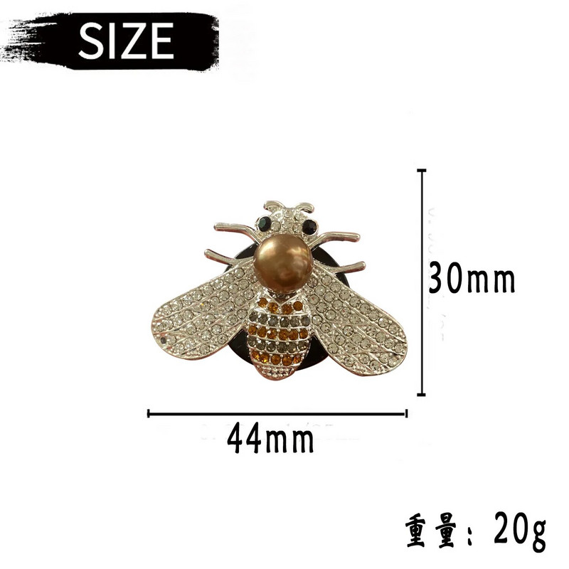 Pearl Set Diamonds Bee Fragrance Clip Auto gaisa kondicionētājs Vent Bee Scent Clip Auto salona rotājumi