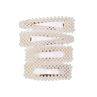 5Pcs/Set modne biserne ukosnice za ukosnice s gumbima za žene Sweet Pearl ukosnice za kosu Nakit Lady Barrette Stick