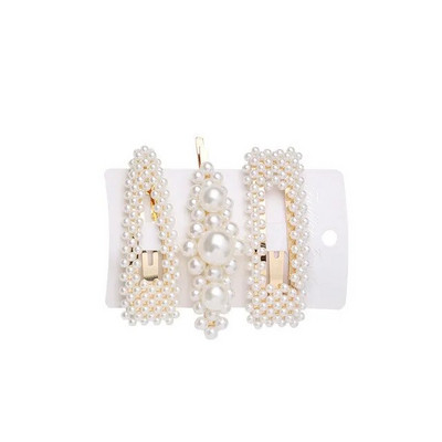 5Pcs/Set modne biserne ukosnice za ukosnice s gumbima za žene Sweet Pearl ukosnice za kosu Nakit Lady Barrette Stick