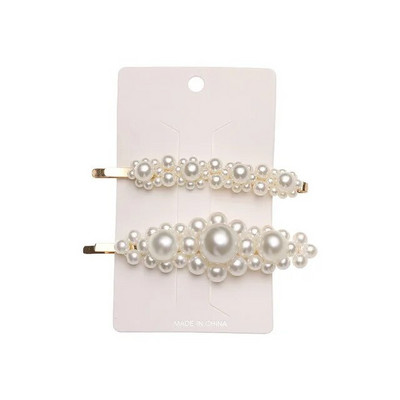 5Pcs/Set modne biserne ukosnice za ukosnice s gumbima za žene Sweet Pearl ukosnice za kosu Nakit Lady Barrette Stick