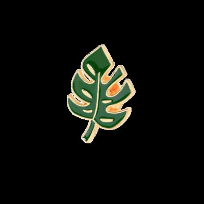 Medžio lapų emalio smeigtukas Žali lapai Sagė Džinsinės striukės Kuprinė Atvartas Natūralus ženklelis moterims Vyrams Animacinių filmų aksesuarai Dovana