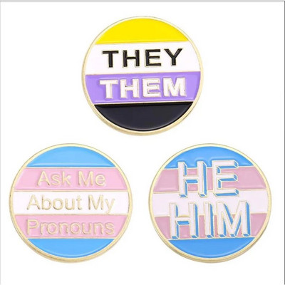 LGBT geikomplekt Armastus vikerkaar emailiga nööpnõel Loomad Südamemärk Mood Rõivad Ehted Hulgimüük Metallist pross Revääritarvikud