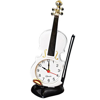 Творчески ученици по цигулка използват будилник Моден прост европейски стил Детски сладък анимационен нощен часовник Ретро орнамент