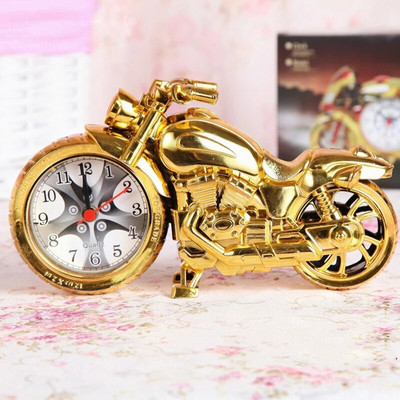 Mootorratta mudeli alarm Loov vanaaegne vedur jalgrattakell lauaarvuti dekoratiivne lauaplaat jalgratta-kirjutuslaua kujundus Laste kingitus