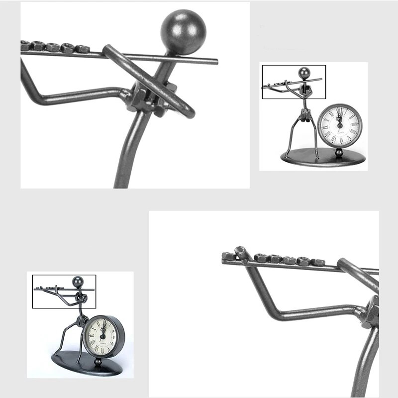 Europski starinski željezni sat Sobni starinski sat Stolni sat Retro rimski digitalni sat Instrumentalna izvedba Stolni ukrasi