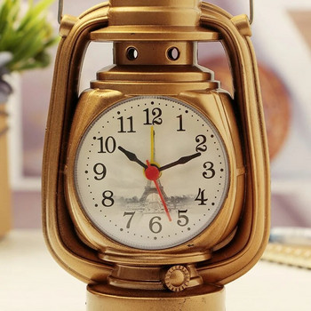 Vintage Ξυπνητήρι Ρετρό Λάμπα λαδιού Ρολόι Ξυπνητήρι Τραπέζι Ρολόι κηροζίνης Φωτιστικό Ρολόι Σαλονιού Άρθρα Διακόσμηση χειροτεχνίας γραφείου