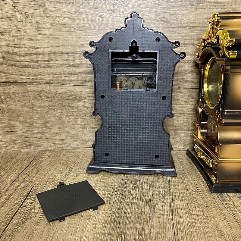 Antiikne Lauakell Vein Punane Elutoa Töölaua Kellakaunistus Euroopa Kodu Aksessuaarid Magamistuba Mute Sweep Alarm Laud CLK