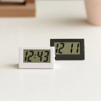 Мини LCD цифрова маса табло бюро електронен часовник домашен офис настолен будилник безшумен електронен часовник подаръци за студенти