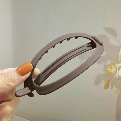 Korejske modne biserne kopče za kosu za žene Djevojke Elegantna metalna geometrijska ukosnica Ukosnica za čeljust Dodaci za kosu u repu