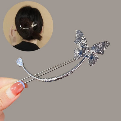 Korejske modne biserne kopče za kosu za žene Djevojke Elegantna metalna geometrijska ukosnica Ukosnica za čeljust Dodaci za kosu u repu