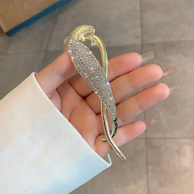 Korejske modne biserne kopče za kosu za žene Djevojke Elegantna metalna geometrijska ukosnica Ukosnica za čeljust Dodaci za kosu u repu