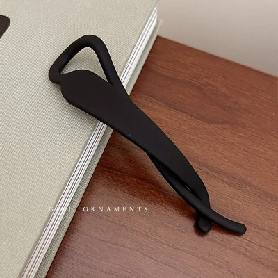 Korejske modne biserne kopče za kosu za žene Djevojke Elegantna metalna geometrijska ukosnica Ukosnica za čeljust Dodaci za kosu u repu