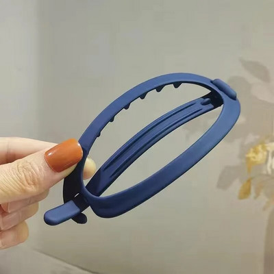 Korejske modne biserne kopče za kosu za žene Djevojke Elegantna metalna geometrijska ukosnica Ukosnica za čeljust Dodaci za kosu u repu