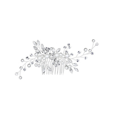 Crystal Pearl Tiaras Barrettes Juukseklambrid Juuksekammid pulmapruudiks naistele Juuksenõelad Pruudi peaehe Juukseehted Aksessuaarid