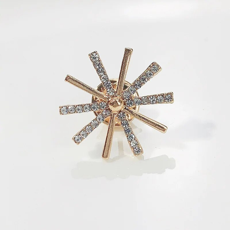 Opalno zelena broš s djetelinom s četiri lista Romantični nakit Dodaci Šarm Rhinestones Riba Mačka Krila Mašna Igla za rever Pokloni za djevojke