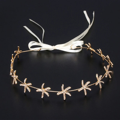 Γυναικεία μαργαριταρένια στρας Αξεσουάρ μαλλιών γάμου για γυναίκες Bride Tiara Headband Κοσμήματα για τα μαλλιά Ασημί χρώμα Δώρα για τα μαλλιά