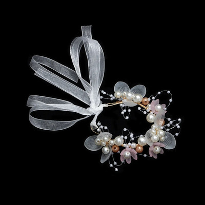 Γυναικεία μαργαριταρένια στρας Αξεσουάρ μαλλιών γάμου για γυναίκες Bride Tiara Headband Κοσμήματα για τα μαλλιά Ασημί χρώμα Δώρα για τα μαλλιά