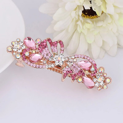 Modna šarena proljetna ukosnica Ukosnica za žene Dame Sjajni svadbeni nakit od kristalnog kamenčića Ukosnica u korejskom stilu