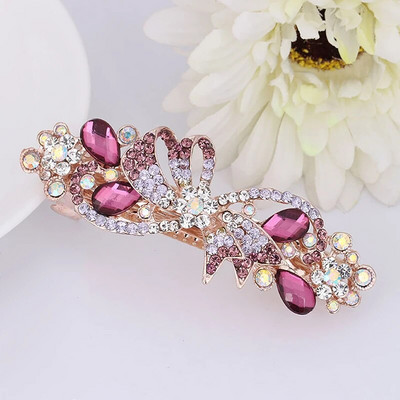 Modna šarena proljetna ukosnica Ukosnica za žene Dame Sjajni svadbeni nakit od kristalnog kamenčića Ukosnica u korejskom stilu