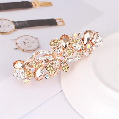 Modna šarena proljetna ukosnica Ukosnica za žene Dame Sjajni svadbeni nakit od kristalnog kamenčića Ukosnica u korejskom stilu