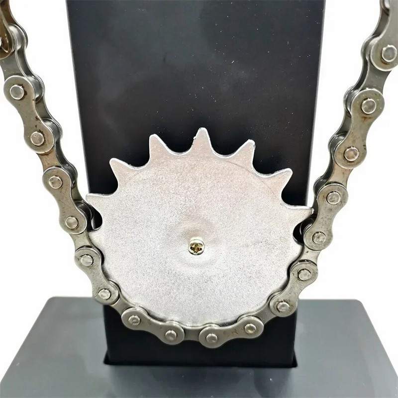 Vintage kett pöörlev hammasratas lauaarvuti kell Retro käsitööehted Kingitused restoranile kodukontori loominguline taimeri kaunistus