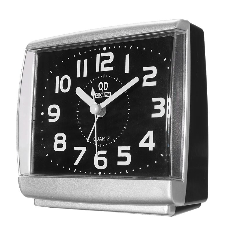 Minimalistlik, hõlpsasti loetav äratuskell voodilaud Reisimiseks koju Kvarts, armas kaasaskantav