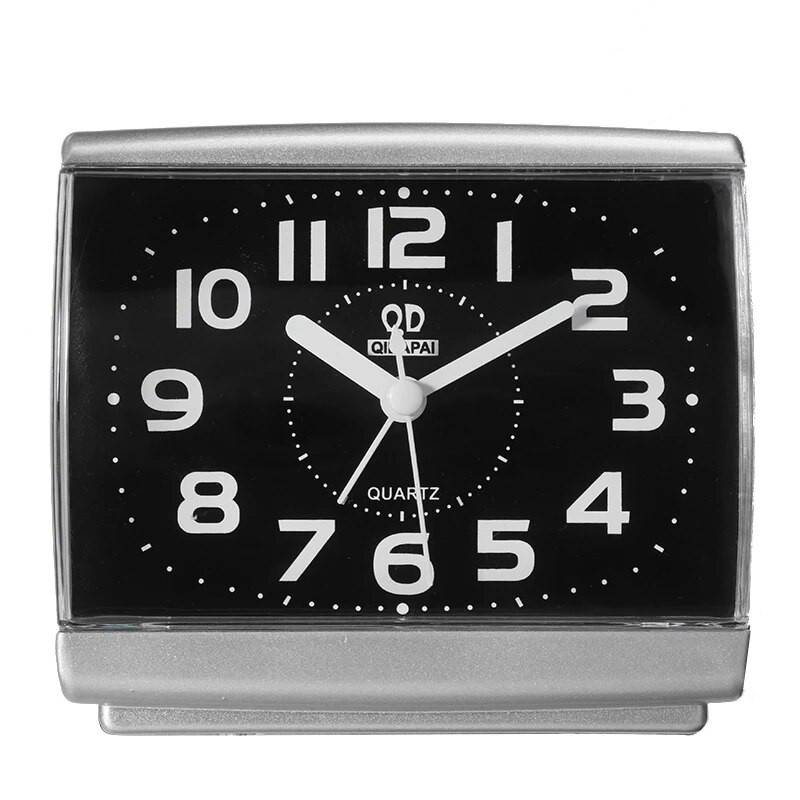 Minimalistlik, hõlpsasti loetav äratuskell voodilaud Reisimiseks koju Kvarts, armas kaasaskantav