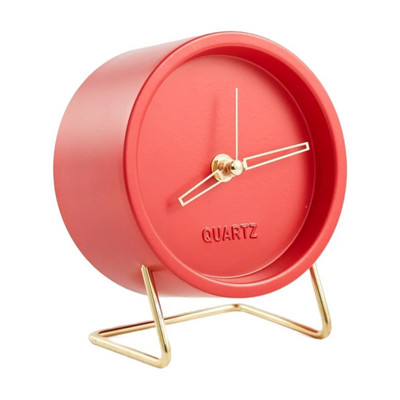 Laualaud Lauakell Nordic Ins Style Loominguline kontor Kodukaunistus Voodiäärne elutuba Kaunistus Üliõpilaste metallist kellad