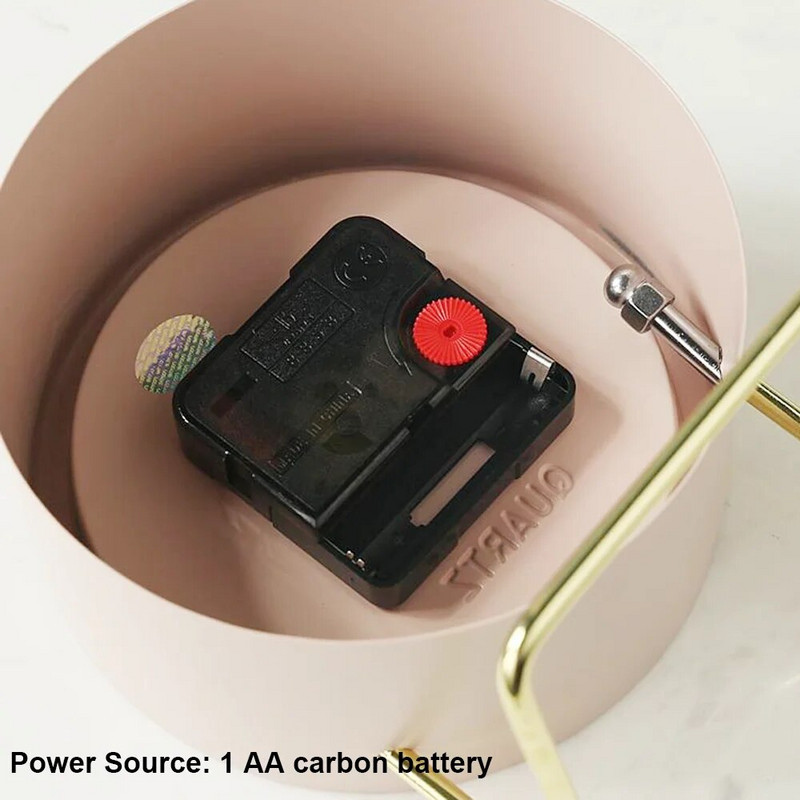 Laualaud Lauakell Nordic Ins Style Loominguline kontor Kodukaunistus Voodiäärne elutuba Kaunistus Üliõpilaste metallist kellad