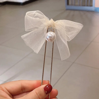 Ukosnice za vjenčanje u obliku slova U Ukras za glavu za mladenke Mrežasti cvijet Ukosnice za kosu Biser Ženski dodaci za kosu za vjenčanje Nakit za pokrivala za kosu za mladenke