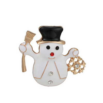 Jõulupuu prossid naistele Mehed Naine Rhinestone Jõulud emailiga punane müts ja kindad nööpnõelad Moeehted Talvemantel Müts Prossid