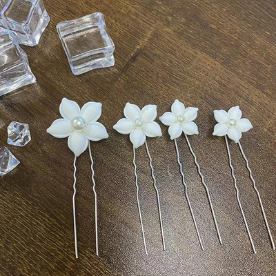 2 komada biserne ukosnice u obliku slova U, kopče za kosu, zlatne igle sa strane, modne kristalne tijare za djevojke, vjenčanice, nakit za kosu, vjenčani dar