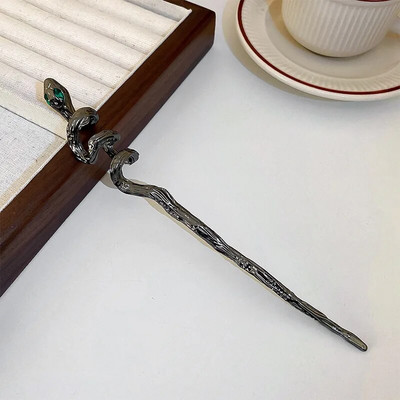 Vintage Rose Hair Sticks Plaukų drabužiai moterims Paprasta Gėlė Juoda Raudona Plaukų segtukai Plaukų lazdelės Diskinės plaukų lazdelės Galvos apdangalai Papuošalai