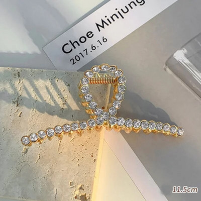 Peenest pärlmetallist juukseküünisklambrid naistele libisemiskindlad suured libisemiskindlad juukseklambrid juuksenõel Õhenem Paksud juuksed Moodsad juukseaksessuaarid